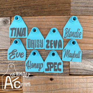 AllFlex Laser Engraved Custom Goat/Small Livestock Ear Tag - Aderholt Customs - Custom Ear Tags & More