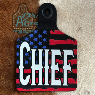 Chief - RTS UV Printed Cattle Ear Tag