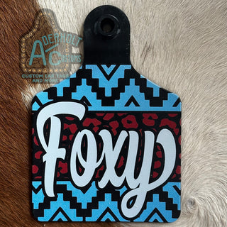 Foxy - RTS UV Printed Cattle Ear Tag