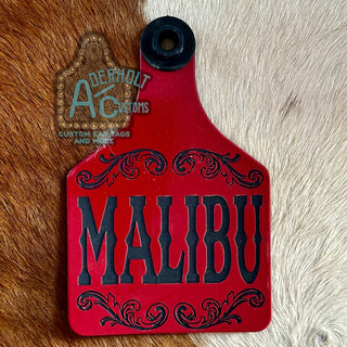 Malibu-RTS Engraved Ritchey Cattle Ear Tag