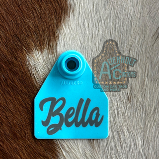 Bella - RTS Laser Engraved AllFlex Ear Tag