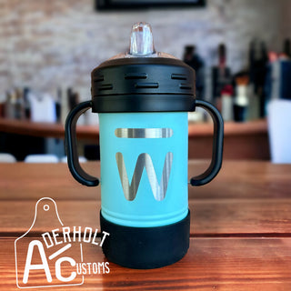 Insulated Sippy Cup with Cattle Brand or Logo - Aderholt Customs - Custom Ear Tags & More