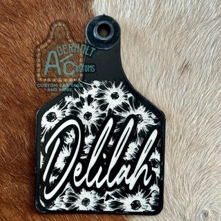 Delilah - RTS Engraved Ritchey Cattle Ear Tag