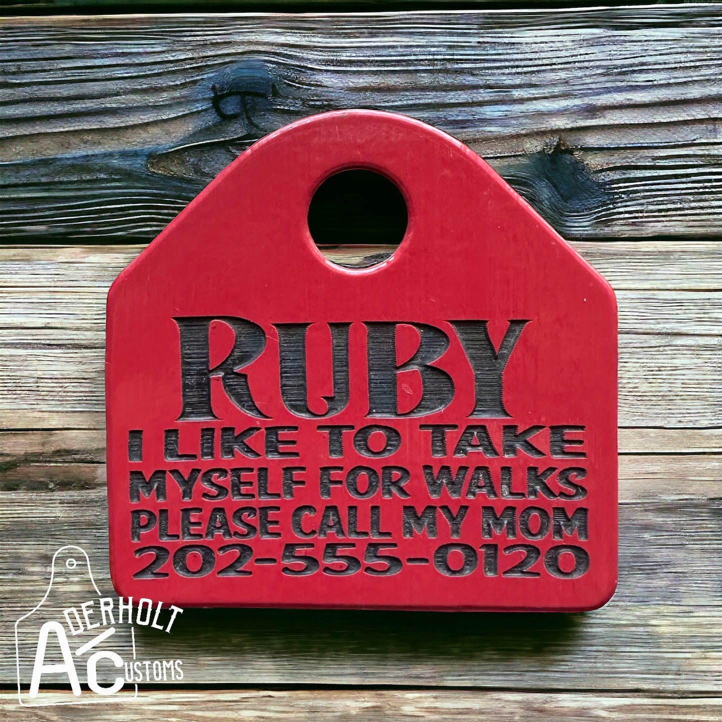 Custom Engraved Ritchey Goat/Small Livestock Tags