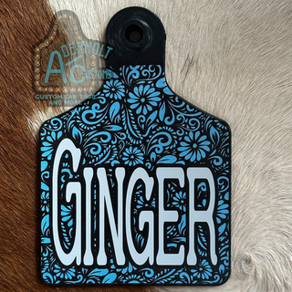 Ginger - RTS UV Printed Cattle Ear Tag