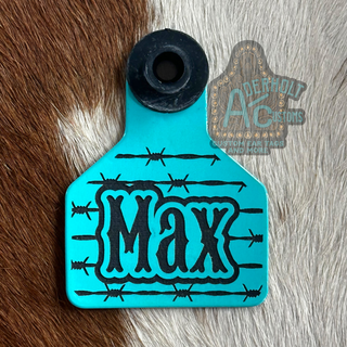 Max - RTS Engraved Ritchey Small Livestock Ear Tag