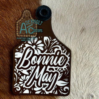 Bonnie May-RTS Engraved Ritchey Cattle Ear Tag