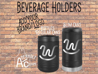 Branded Insulated Bottle or Can Holder - Aderholt Customs - Custom Ear Tags & More