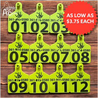 BULK MCT Laser Engraved Cattle Ear Tags