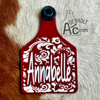 Annabelle- RTS Engraved Ritchey Cattle Ear Tag