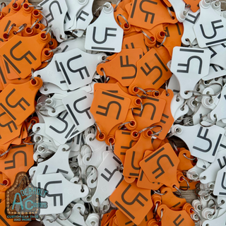 Bulk AllFlex Keychain tags - Aderholt Customs - Custom Ear Tags & More
