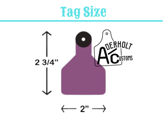 Nova - RTS Engraved Ritchey Small Livestock Ear Tag