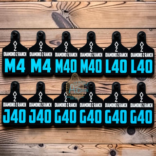 BULK MCT Full Color Show Cattle Ear Tags