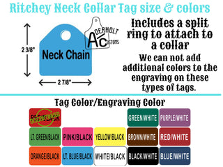 Custom Engraved Ritchey Goat/Small Livestock Tags - Aderholt Customs - Custom Ear Tags & More