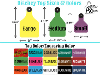 Individual Blank Ritchey Tags-BUTTONS SOLD SEPARATELY