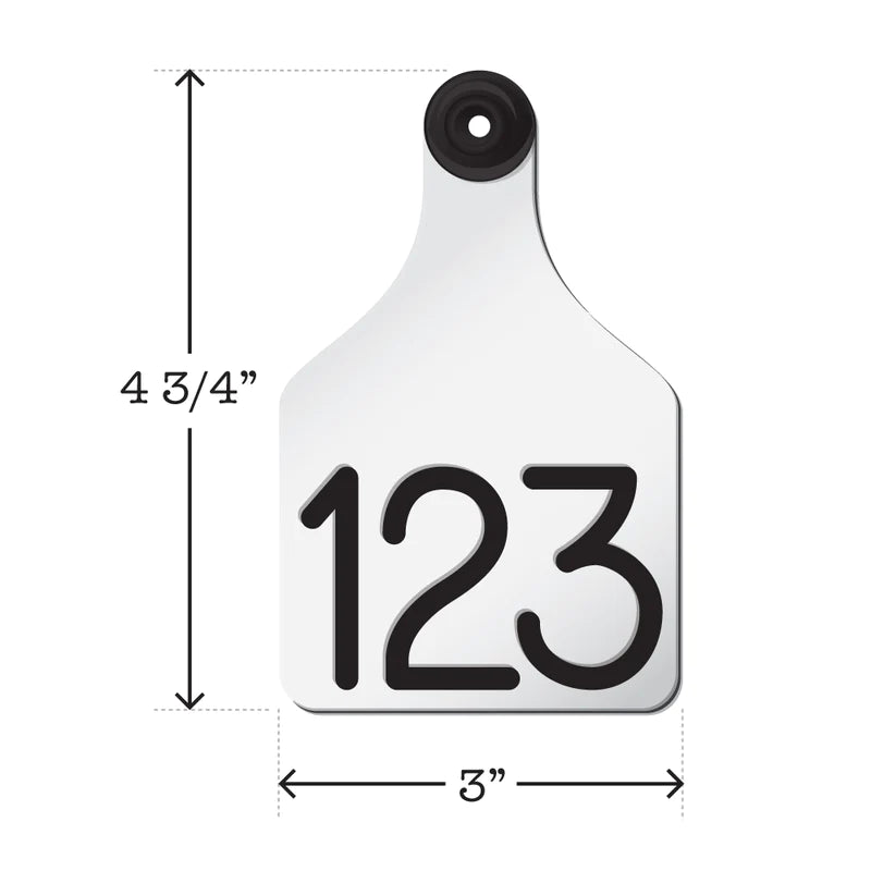 Bag of 25 Blank Ritchey Tags-BUTTONS SOLD SEPARATELY